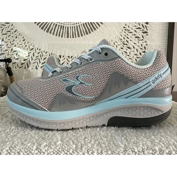 G-Defy Mighty Walk Athletic Shoes Women's Size 9 Gravity Defyer Grey Blue - Picture 3 of 13